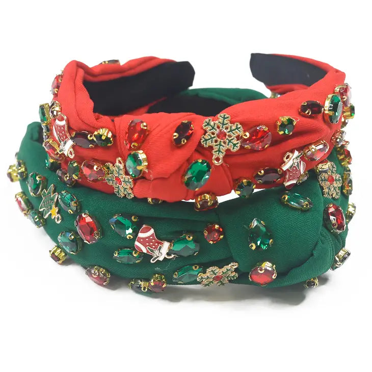 Christmas Cheer Beaded Headband - Eden Lifestyle