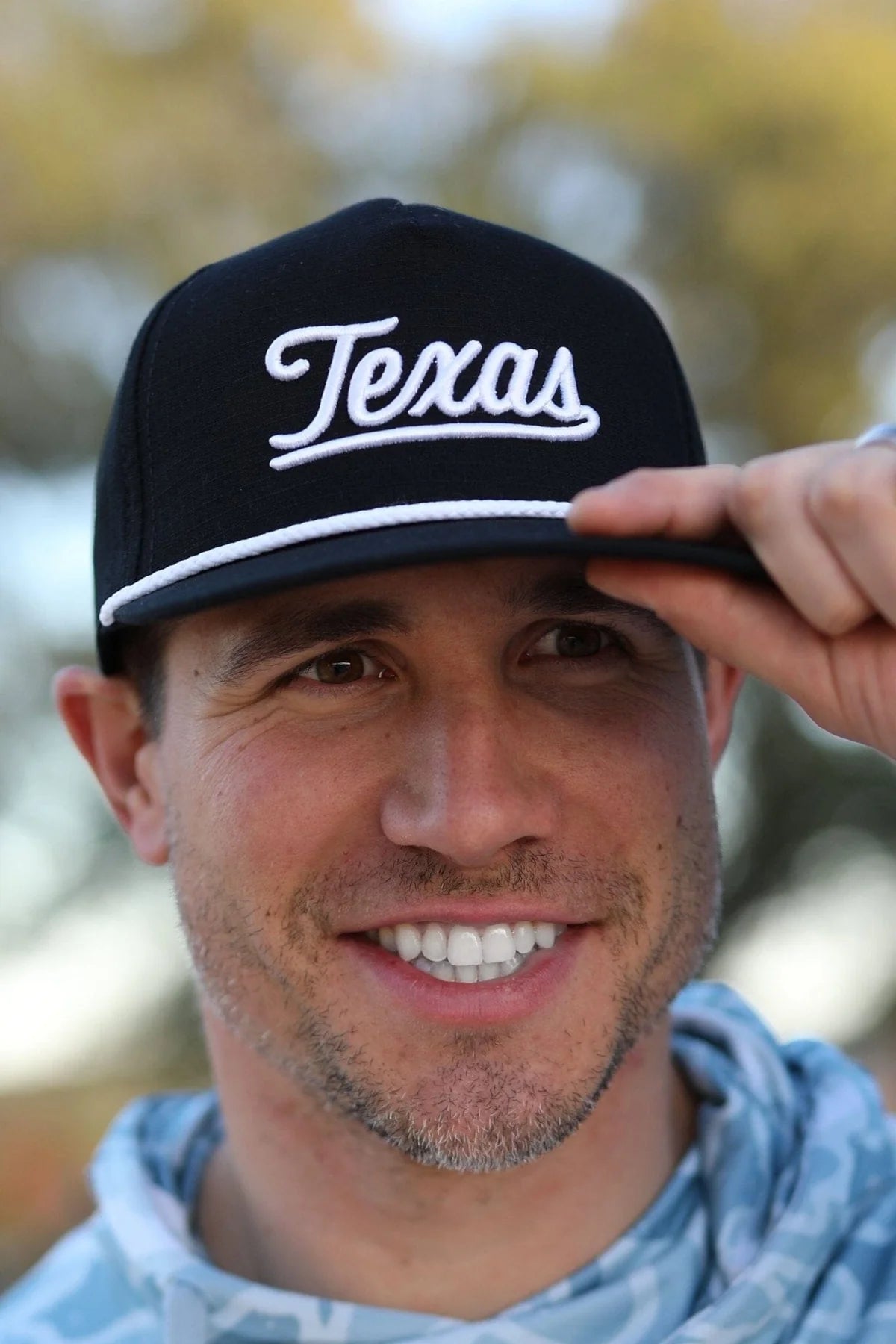 Cap - Texas Script - Black - Eden Lifestyle