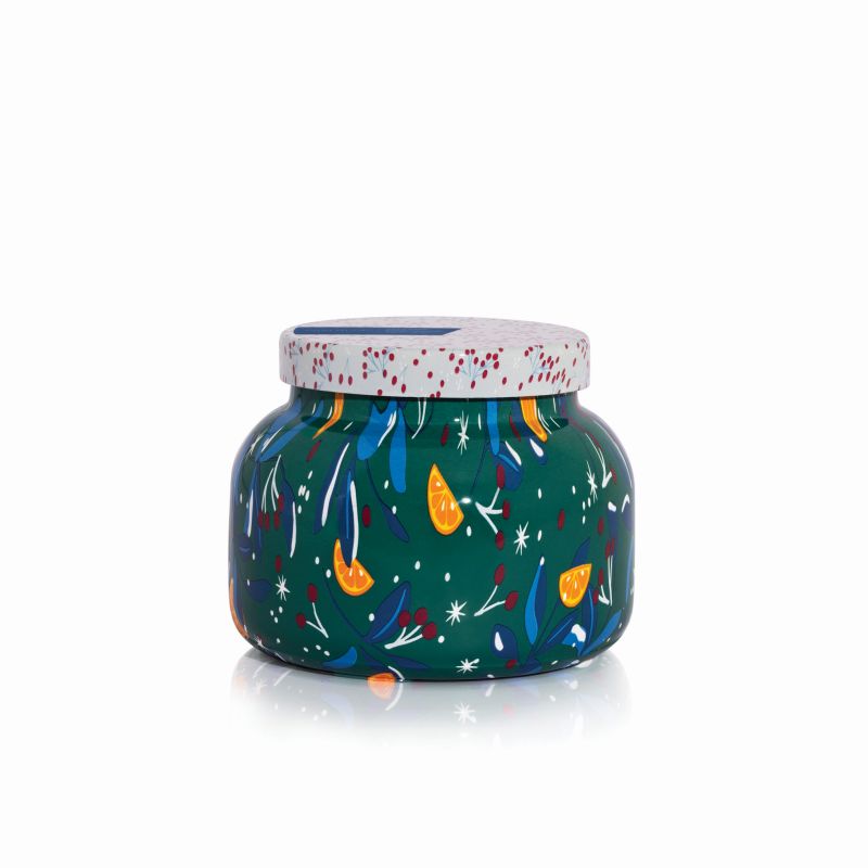 capri BLUE Holiday Pattern Play - Volcano Signature Jar, 19 oz - Eden Lifestyle