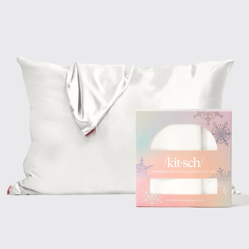 Holiday Standard Pillowcase 2pc - Ivory - Eden Lifestyle