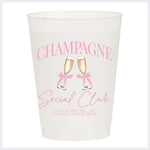 Champagne Social Club Frosted Cups - Eden Lifestyle