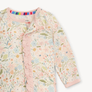 charlotte modal magnetic parent favorite footie with ruffle - Eden Lifestyle