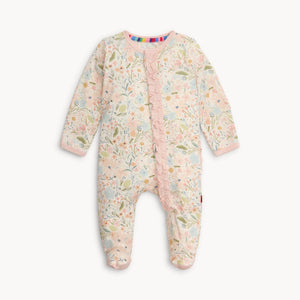 charlotte modal magnetic parent favorite footie with ruffle - Eden Lifestyle