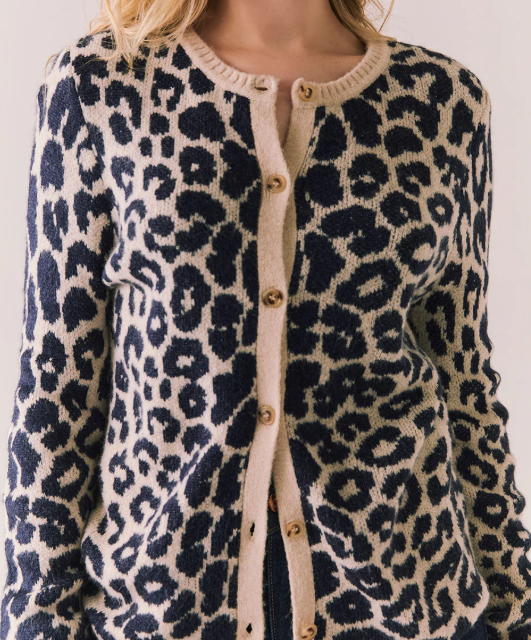 Leopard Dream Cardigan - Eden Lifestyle