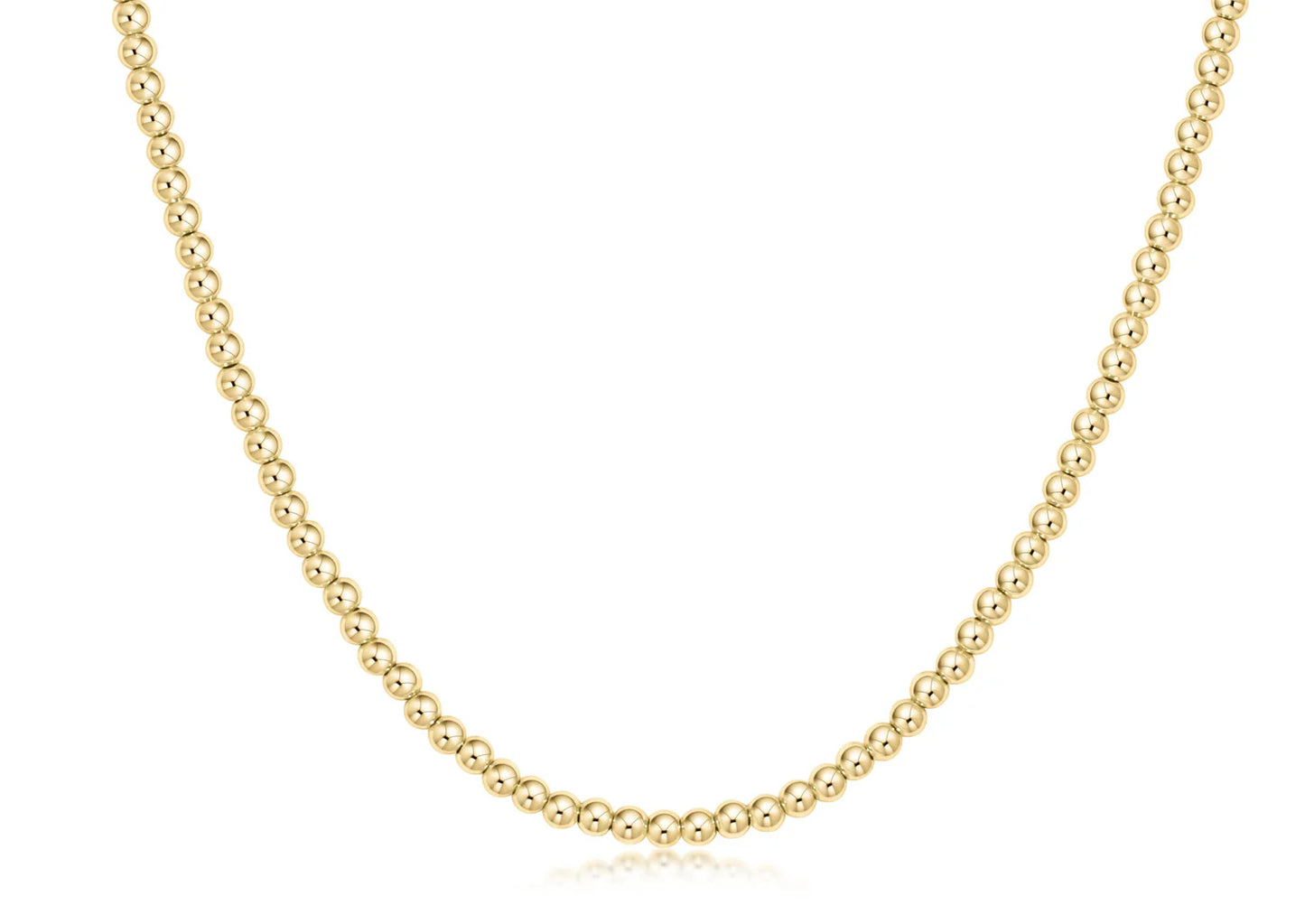 Enewton 17" Choker Classic Gold 3mm Bead - Eden Lifestyle