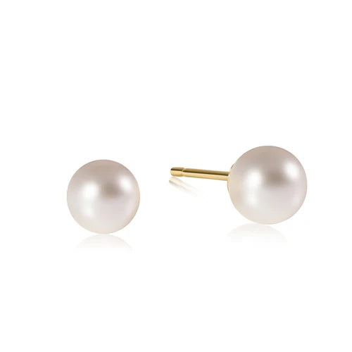 Classic 8mm Ball Stud - Pearl - Eden Lifestyle