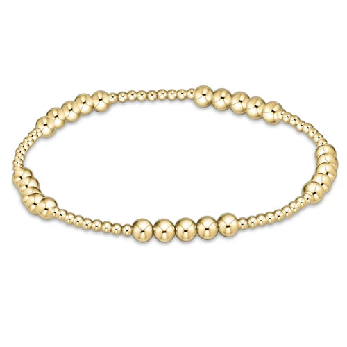 Enewton Classic Blissful Pattern 2mm Bead Bracelet - 4mm Gold - Eden Lifestyle