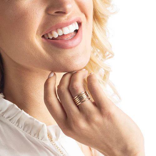 Classic Gold Band Ring - Eden Lifestyle