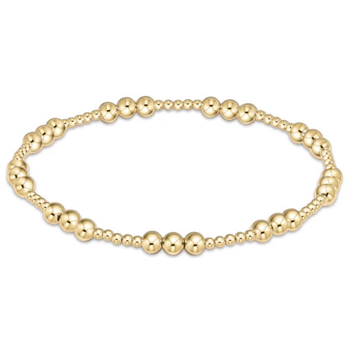 Enewton Classic Joy Pattern 4mm Bead Bracelet - Gold - Eden Lifestyle
