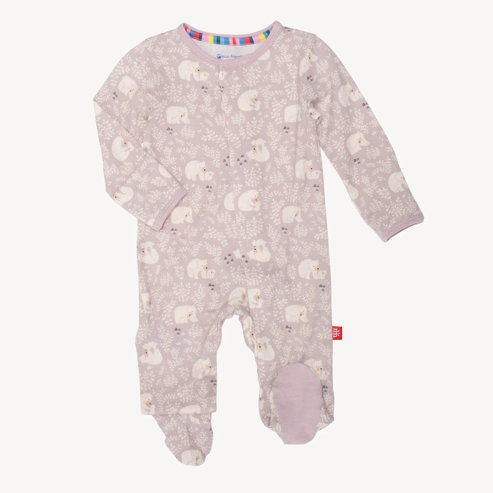 Magnetic Me by Magnificent Baby Cuddle Club Modal Magnetic Parent Favorite Footie - Eden Lifestyle
