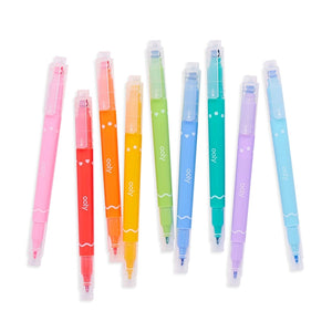 Confetti Stamp Double-Ended Markers - Set of 9 - Eden Lifestyle