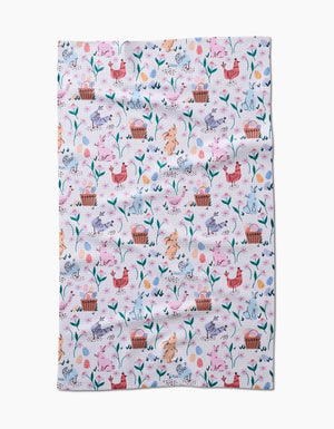 Spring Bunnies Tea Towel - Eden Lifestyle
