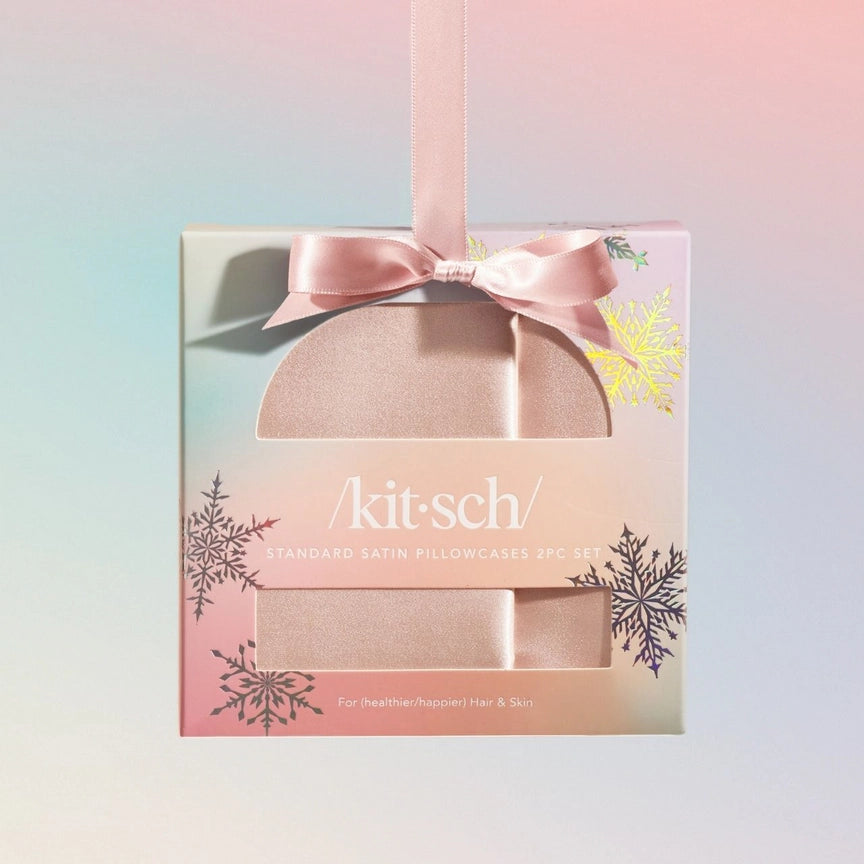 Holiday Standard Pillowcase 2pc - Blush - Eden Lifestyle