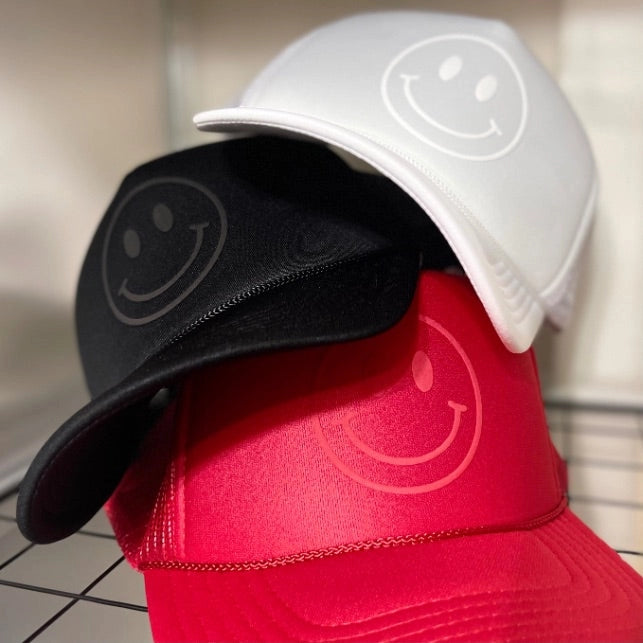 Happy Face Trucker Hat - Eden Lifestyle