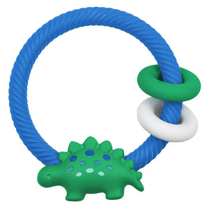 Dino Ritzy Rattle™ Silicone Teether Rattles - Eden Lifestyle