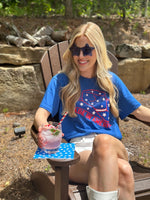 Rhinestone Made in America Tee - Eden Lifestyle