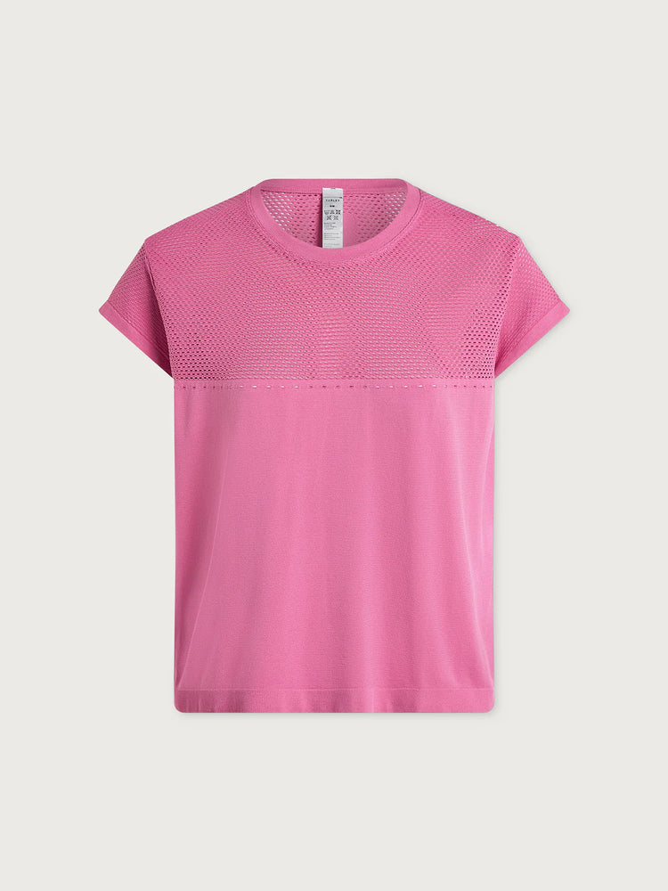Varley Calloway Boxy Tee Ibis Rose