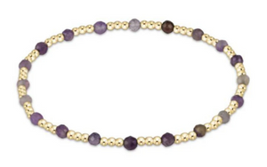 Enewton Egirl Gemstone Gold Sincerity Pattern 3mm Bead Bracelet