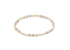 Enewton Gemstone Gold Joy Pattern 3mm Bead Bracelet - Eden Lifestyle