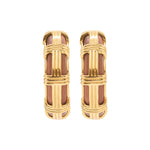 Gaia Cage Hoop Earrings - Teak - Eden Lifestyle
