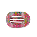 Fuchsia Dream Medium Flat Round Hair Clip - Eden Lifestyle