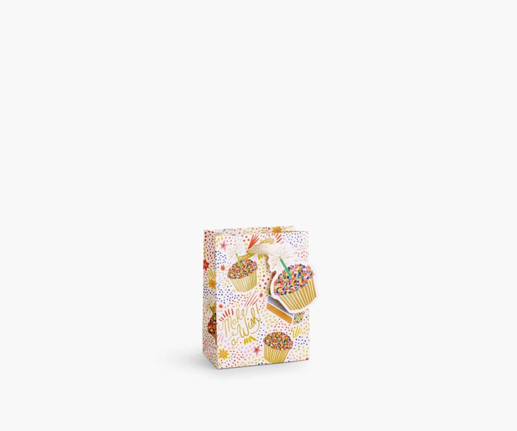 Rifle Paper Birthday Cake Small Gift Bag - Eden Lifestyle