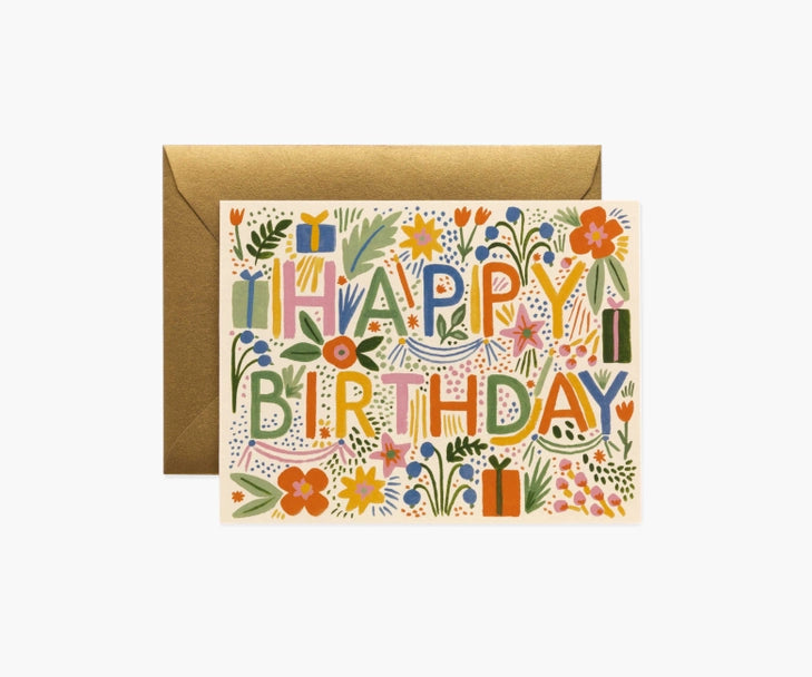 Fiesta Birthday Greeting Card - Eden Lifestyle