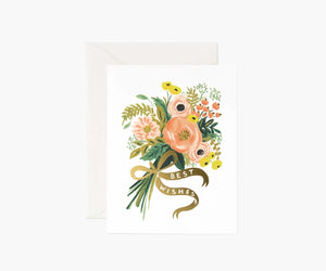 Best Wishes Bouquet Greeting Card - Eden Lifestyle