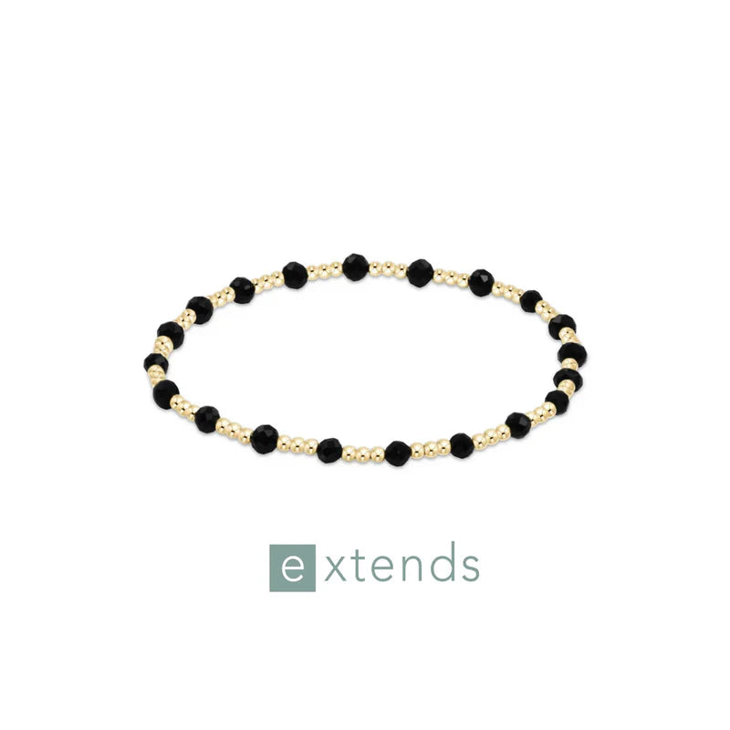 Enewton Gold Gemstone Sincerity Pattern 3mm Bead Bracelet