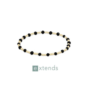 Enewton Gold Gemstone Sincerity Pattern 3mm Bead Bracelet