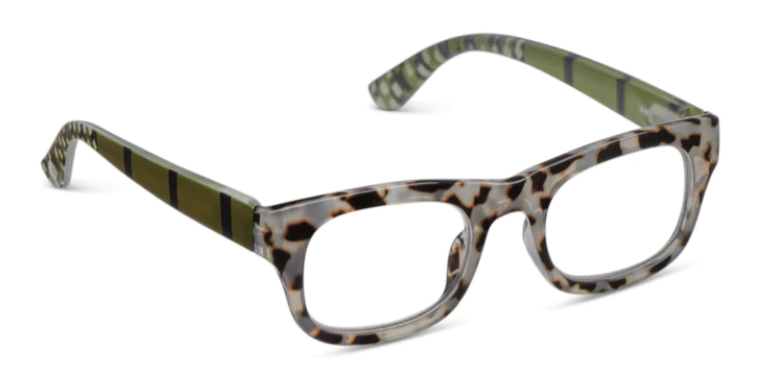 Goldie (Blue Light) - Gray Tortoise/Olive Picnic - Eden Lifestyle