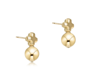 Enewton Signature Cross Small Gold Stud - Classic Gold - Eden Lifestyle