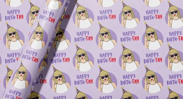 Happy Birth-Tay Wrapping Paper - Eden Lifestyle