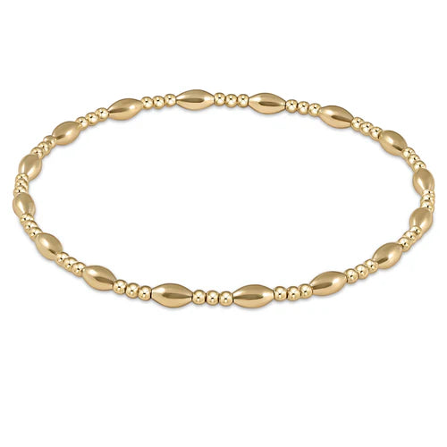 Enewton Harmony Sincerity Pattern 2mm Bead Bracelet - Gold - Eden Lifestyle