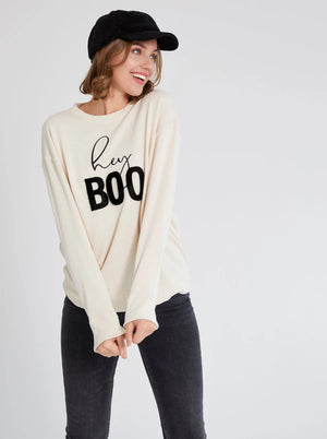 Hey Boo Sweatshirt - Eden Lifestyle
