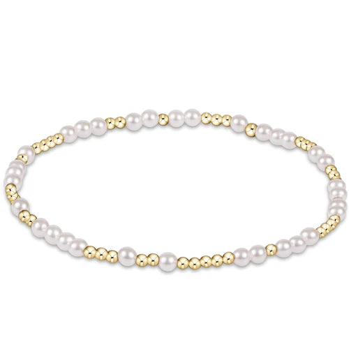 Enewton Hope Unwritten 3mm Bead Bracelet - Pearl - Eden Lifestyle