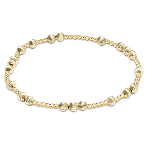 Enewton Hope Unwritten Dignity 4mm Bead Bracelet - Gold - Eden Lifestyle