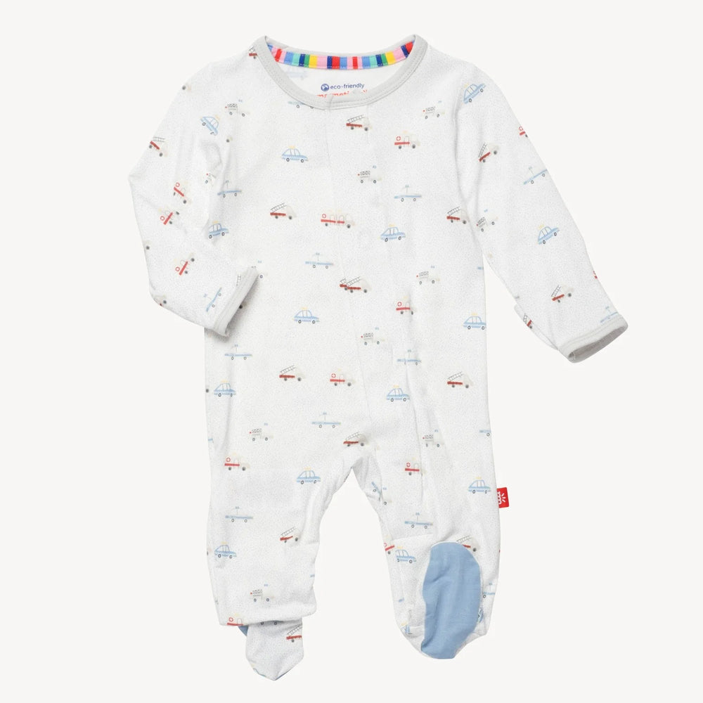 Magnetic Me by Magnificent Baby Hug Dispatcher Modal Magnetic Parent Favorite Footie - Eden Lifestyle