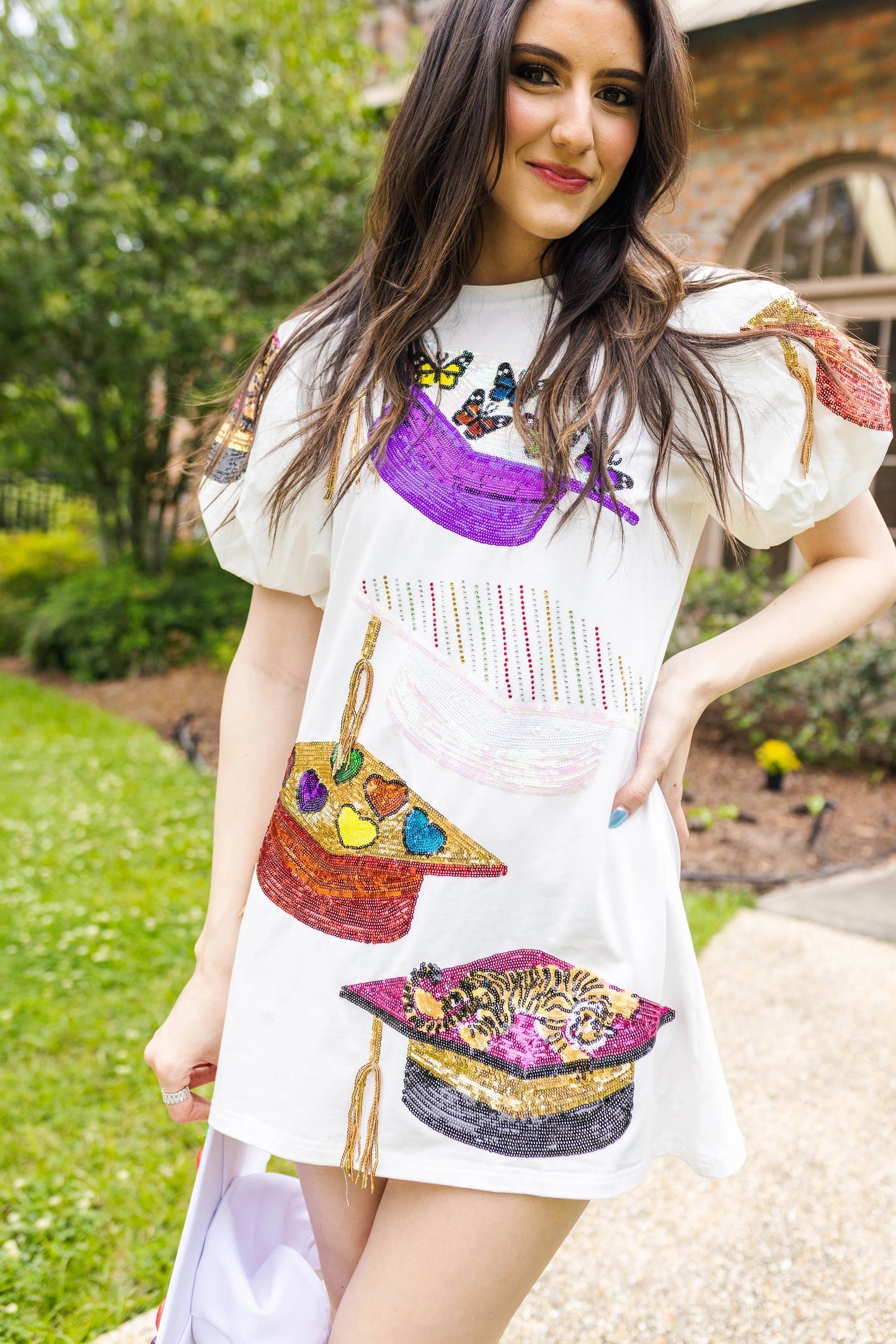 Graduation Hat Poof Sleeve Dress Eden Lifestyle Graduation Hat Poof Sleeve Dress Eden Lifestyle