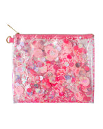 Pink Party Confetti Everything Pouch - Eden Lifestyle