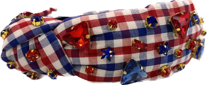 Red, White & Blue Gingham - Eden Lifestyle