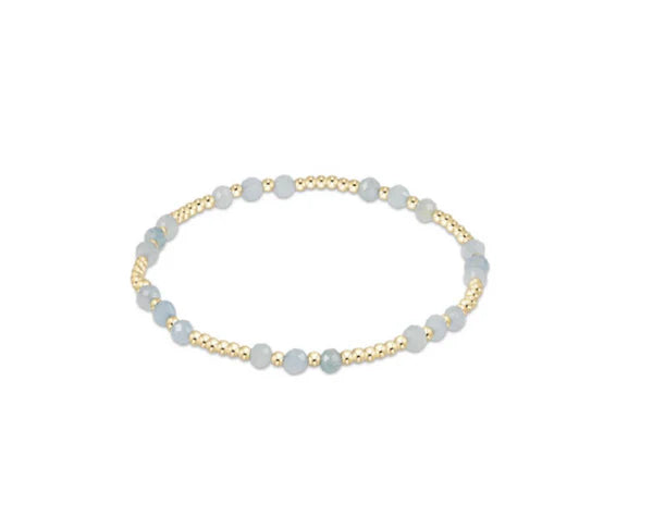 Enewton Gemstone Gold Joy Pattern 3mm Bead Bracelet - Eden Lifestyle