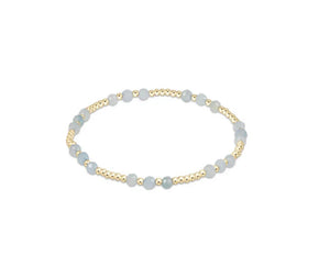 Enewton Gemstone Gold Joy Pattern 3mm Bead Bracelet - Eden Lifestyle