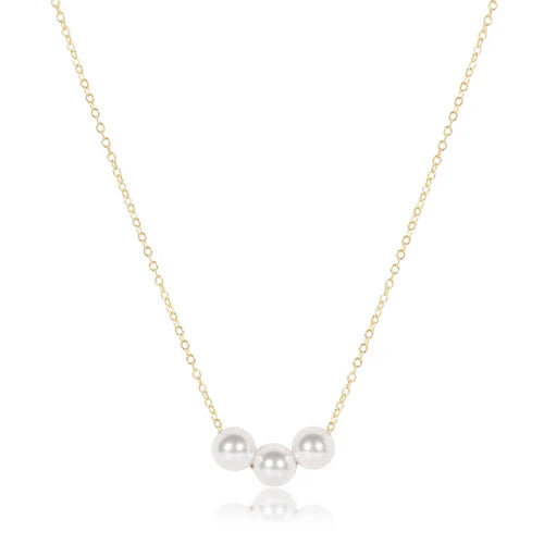 Enewton 16" Necklace Gold - Joy Pearl 6mm