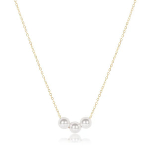 Enewton 16" Necklace Gold - Joy Pearl 6mm - Eden Lifestyle