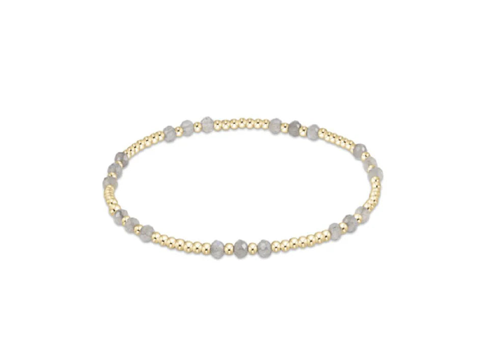 Enewton Gemstone Gold Joy Pattern 3mm Bead Bracelet - Eden Lifestyle