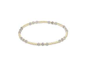 Enewton Gemstone Gold Joy Pattern 3mm Bead Bracelet - Eden Lifestyle