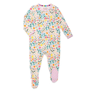Magnetic Me by Magnificent Baby Life's Peachy RightFit™ Magnetic Parent Favorite Footie - Eden Lifestyle