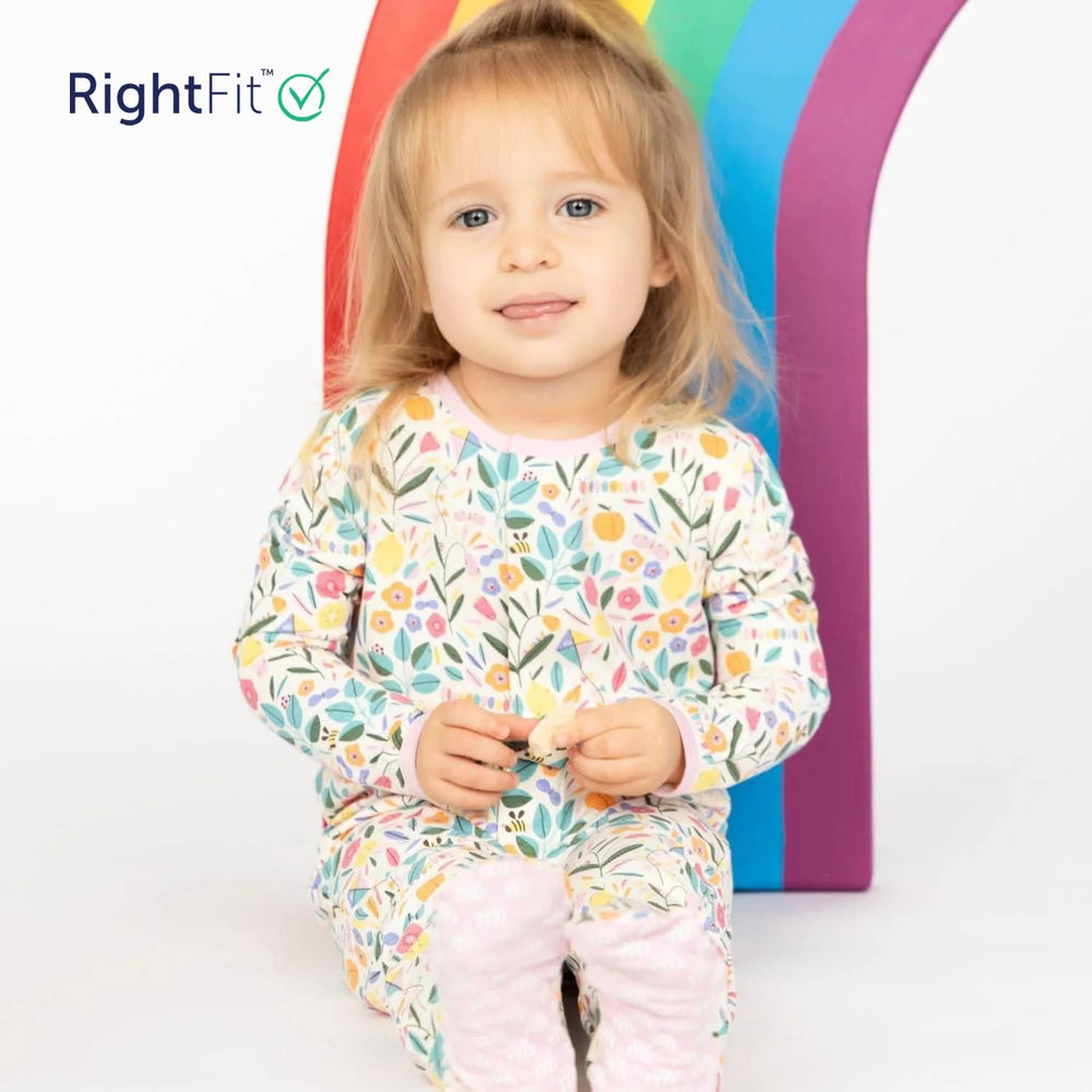 Magnetic Me by Magnificent Baby Life's Peachy RightFit™ Magnetic Parent Favorite Footie - Eden Lifestyle