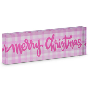Merry Christmas Acrylic Sign - Eden Lifestyle